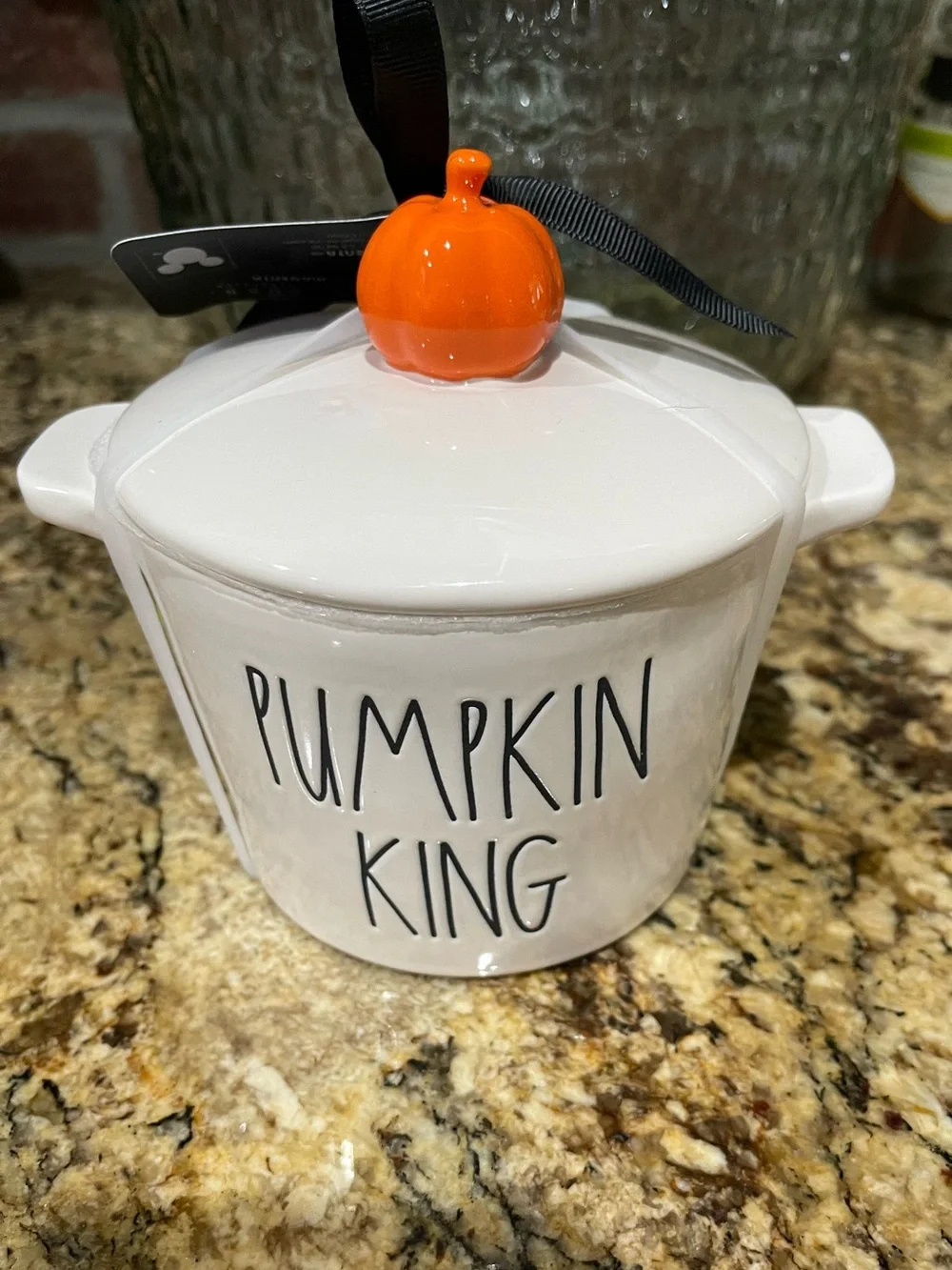 Rae Dunn NIGHTMARE BEFORE CHRISTMAS mini covered baking dish - Brand new!